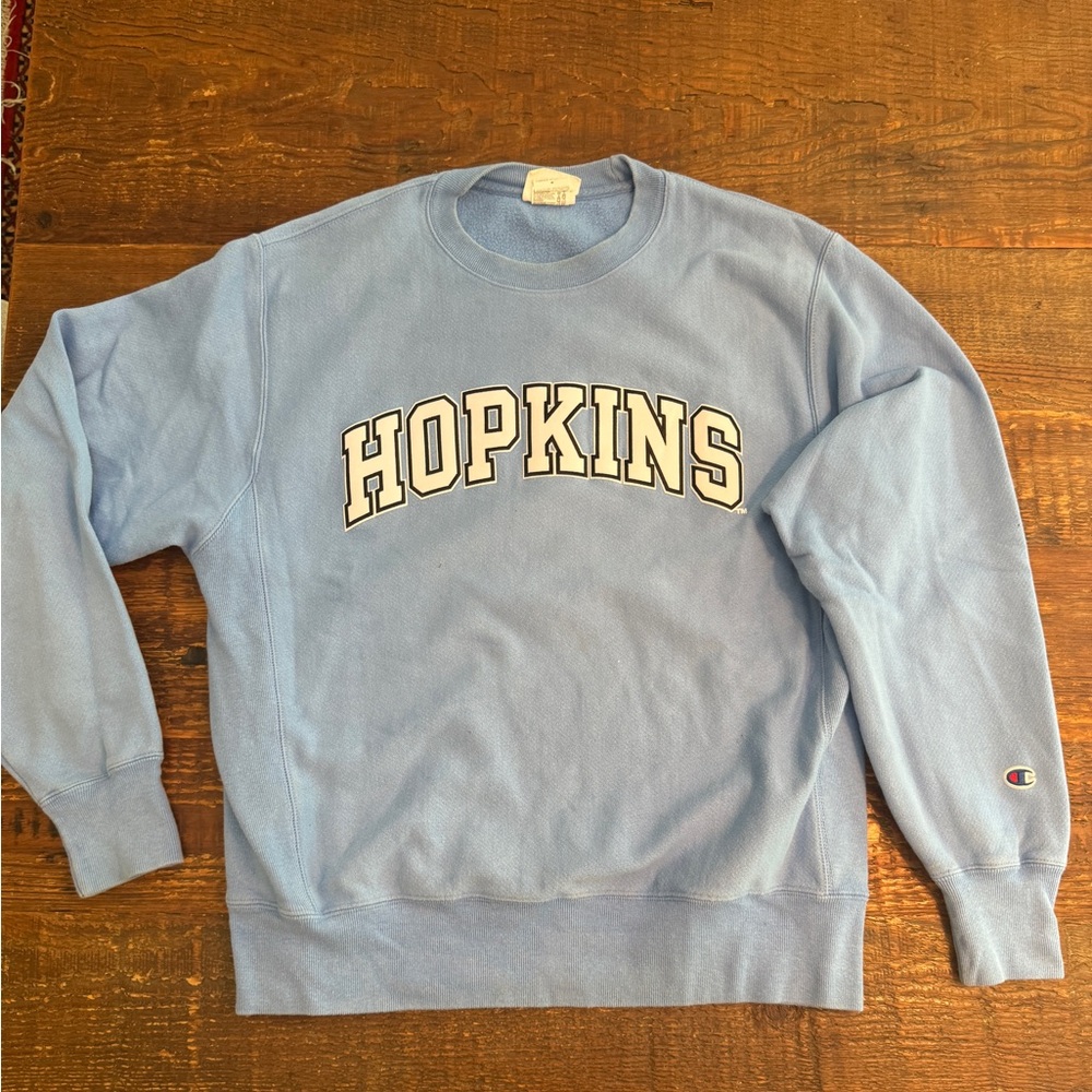 Hopkins crewneck Champion sweatshirt - Hopkins blue color - size M